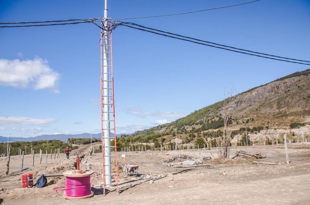 Continúan los trabajos en la urbanización San Martín.