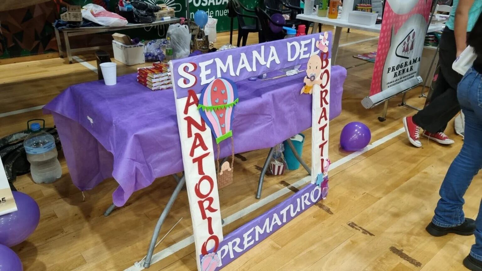 Expo-Encuentro del Prematuro 2023 en el Polideportivo Finito Gehrmann de Posadas