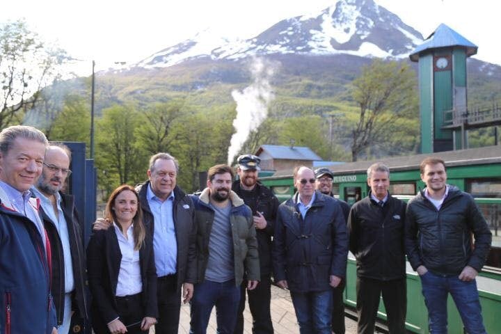 Gustavo Santos en Ushuaia.