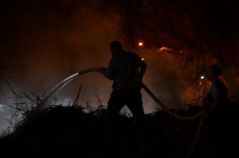 Un nuevo incendio en Cosquín