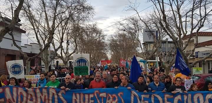 Marcha Federal en Villa Mercedes.