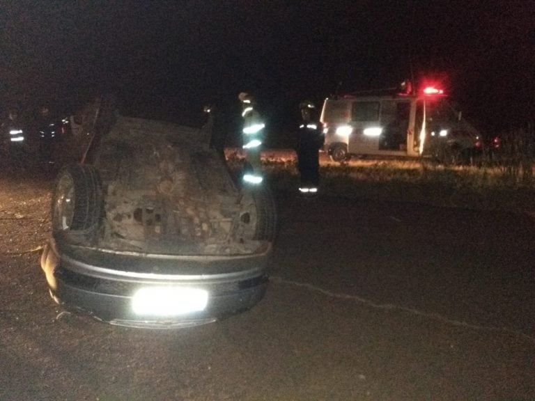 Vuelco Ruta 12
Crédito: Bomberos Ceibas