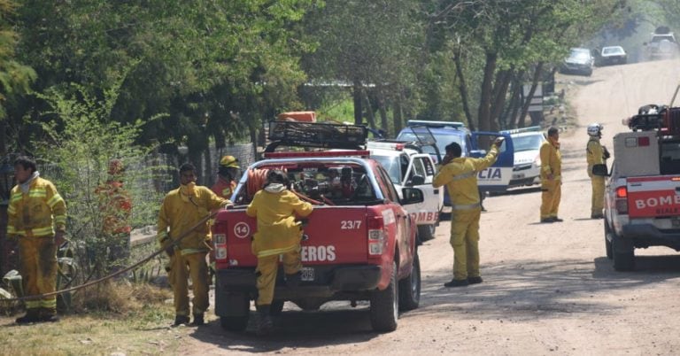 El fuego no da tregua en La Cumbre.