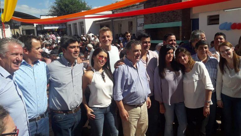 Candidatos de Córdoba Cambia en el Departamento Santa María junto a Mario Negri.