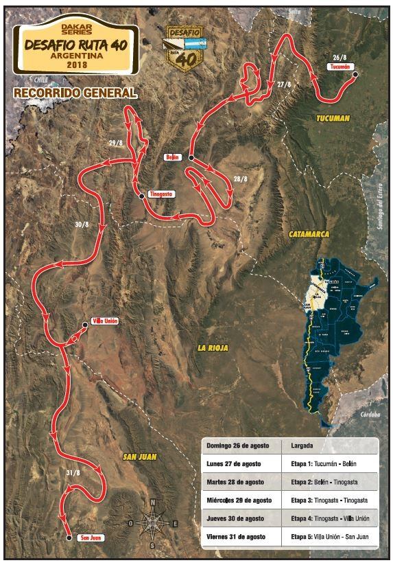 El recorrido de la prueba.