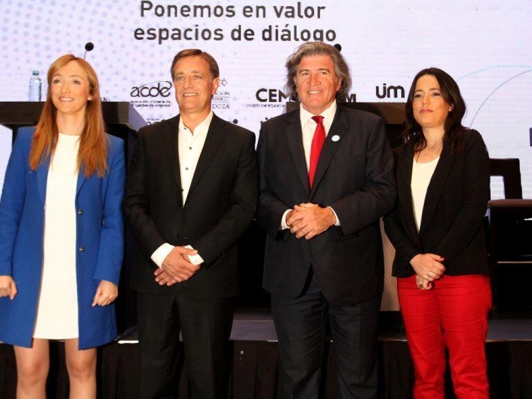 Los candidatos a la gobernación de Mendoza.