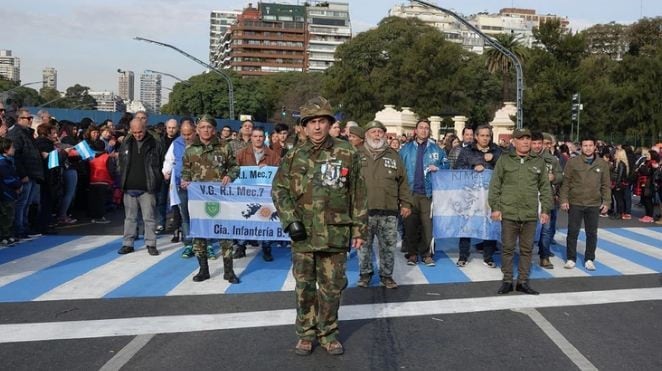 Jorge "Beto" Altieri  - Excombatiente de Malvinas . Fotos: Matías Arbotto