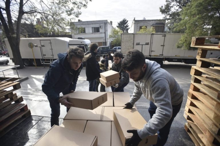 Llegaron las urnas a Córdoba.