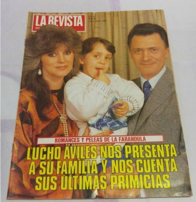 Lucho, junto a su esposa e hijo. (TodoNoticias)