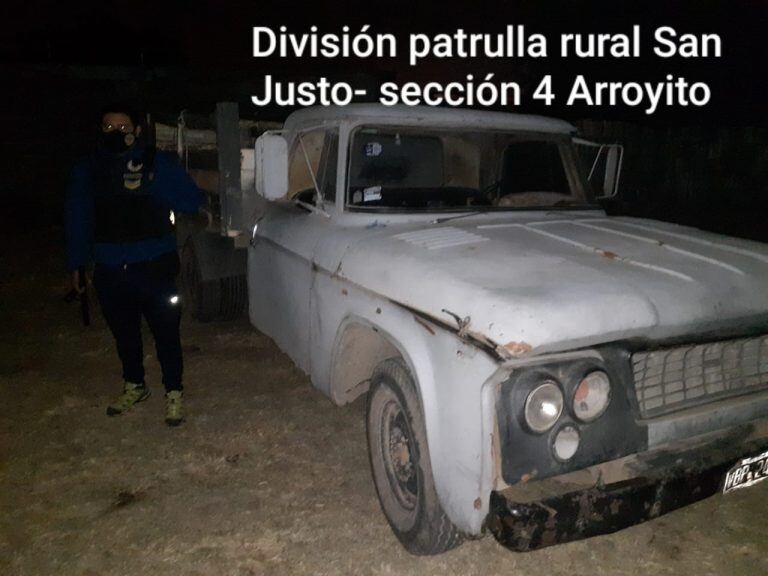 Patrulla Rural San Justo hecho de abigeato en El Tio