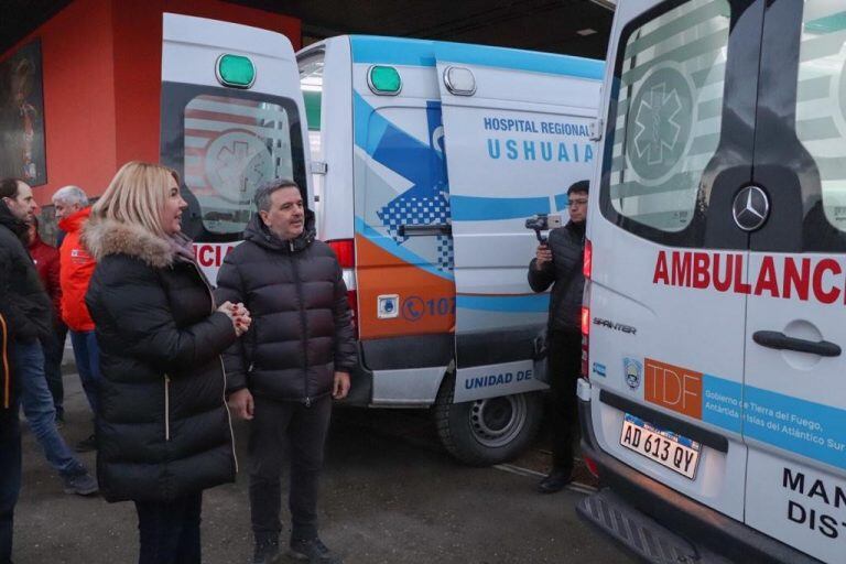 Nuevas ambulancias en Tierra del Fuego