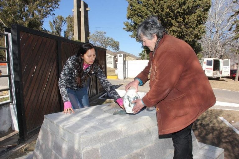 Cenizas de "Capitán"