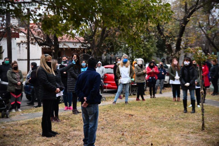 Protestas de maestros municipales, en contra del recorte de los sueldos