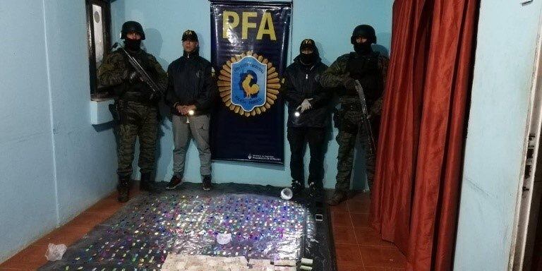 Gran secuestro de dosis de cocaína.