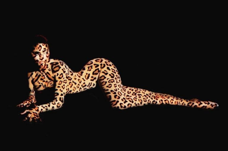 Kylie Jenner asombra con un disfraz de leopardo (Instagram)