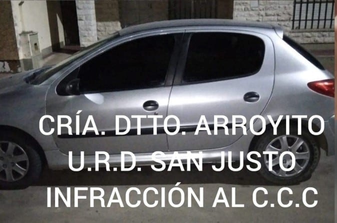 Detienen a un conductor alcoholizado en Arroyito