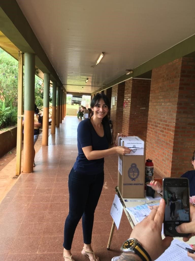 Cristina Brítez, la diputada camporista que busca su reelección. (Misiones Online)