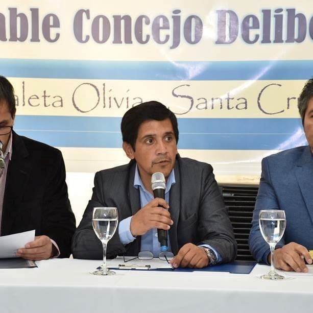 Javier Aybar, presidente del Concejo Deliberante de Caleta Olivia,