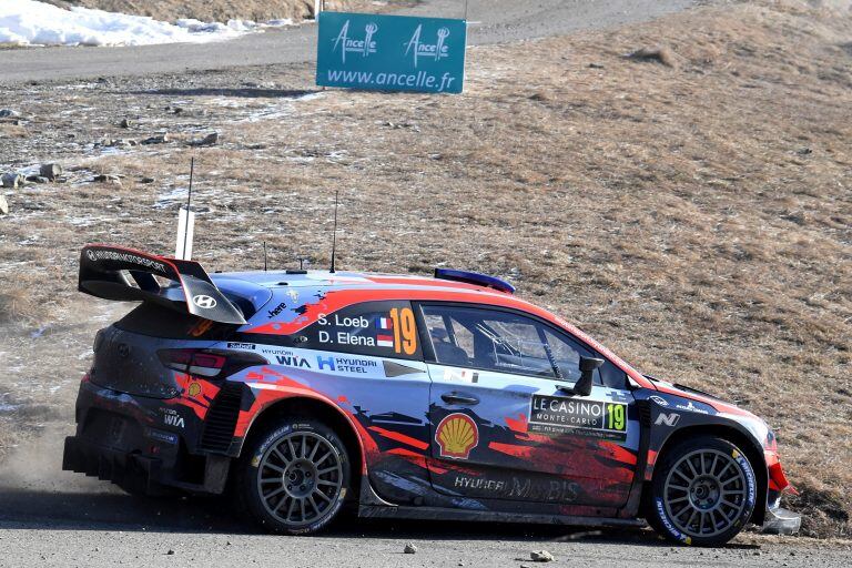 En su estreno con Hyundai, el nueve veces campeón mundial Sebastien Loeb quedó a sólo 13 segundos del podio.