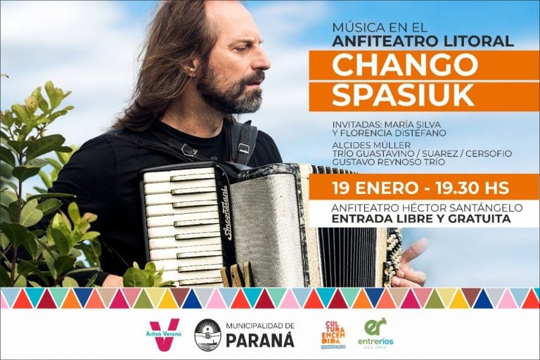 Chango Spasiuk en Paraná