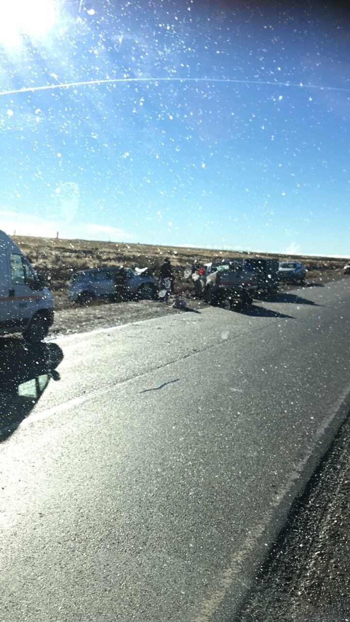 El accidente se produjo cerca del mediodía sobre la ruta 26.