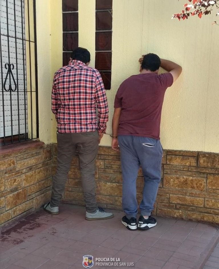 Los detenidos tienen 29 y 26 años de edad.