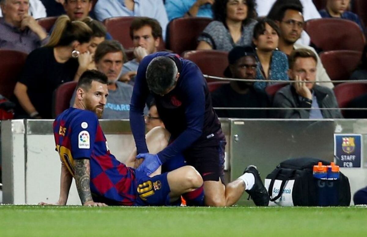 Preocupación en Barcelona: Lionel Messi aguantó un solo tiempo ante Villarreal