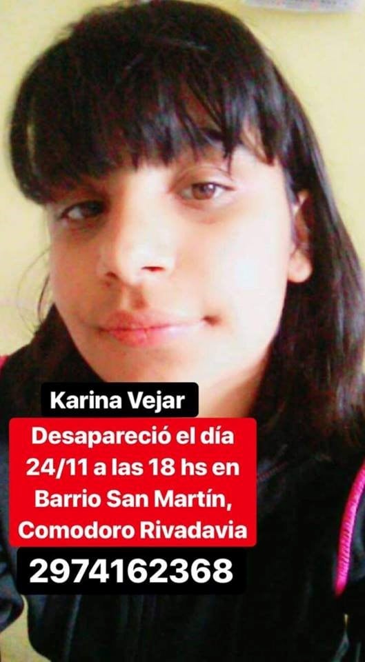 Karina es intensamente buscada