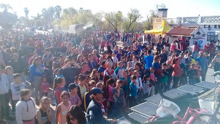 El clima y las familias acompañaron los festejos.