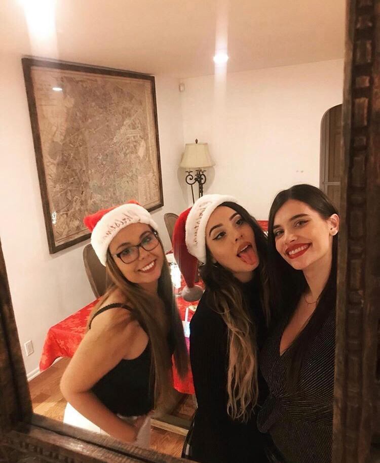 Eva de Dominici festejó Navidad con familia y amigos.