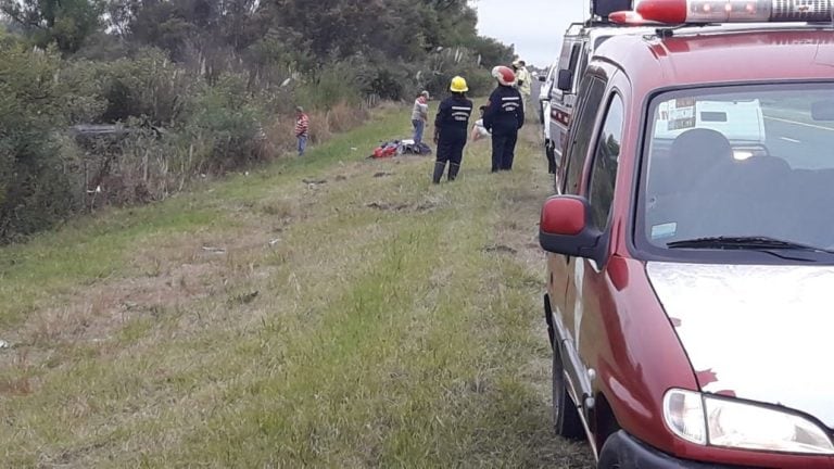 Despiste RN12
Crédito: Bomberos Ceibas