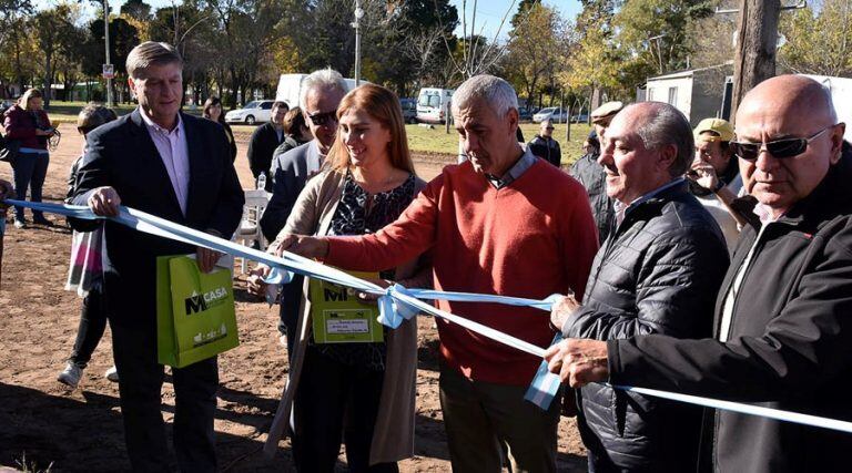 El momento de la inauguración (Gobierno de La Pampa)