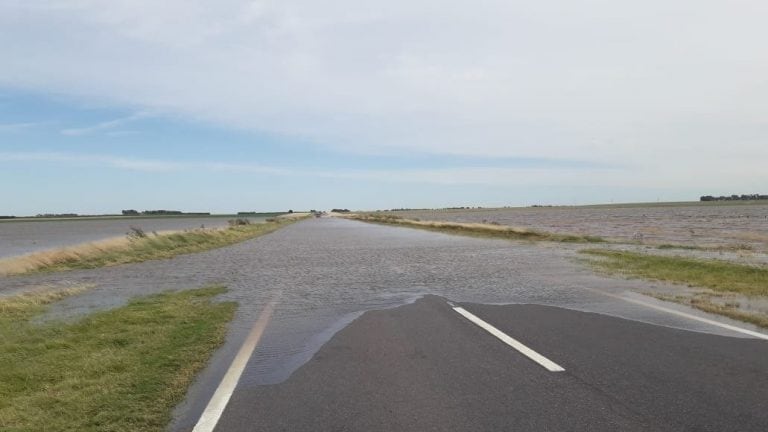 Tránsito cerrado en un tramo de la ruta 3