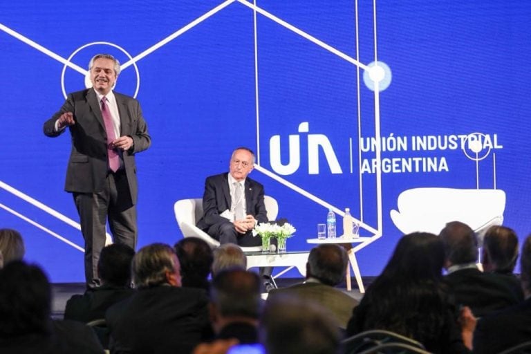 Alberto Fernández, en la 25a Conferencia de la Unión Industrial Argentina (UIA). (Prensa UIA)