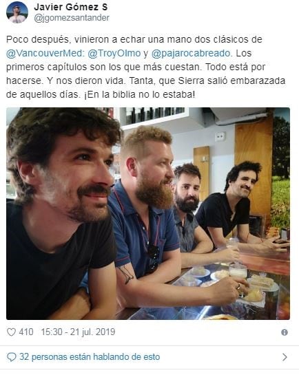 Desopilante hilo de Javier Gómez Santander, guionista de "La casa de papel 3", para explicar cómo se escribió la serie. (Twitter)