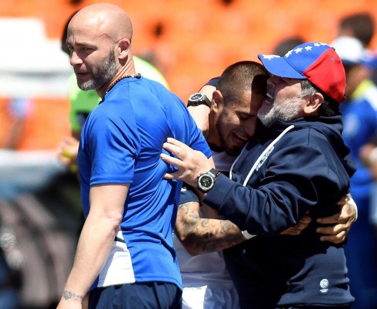 Diego Maradona en Mendoza. Primer triunfo con Gimnasia