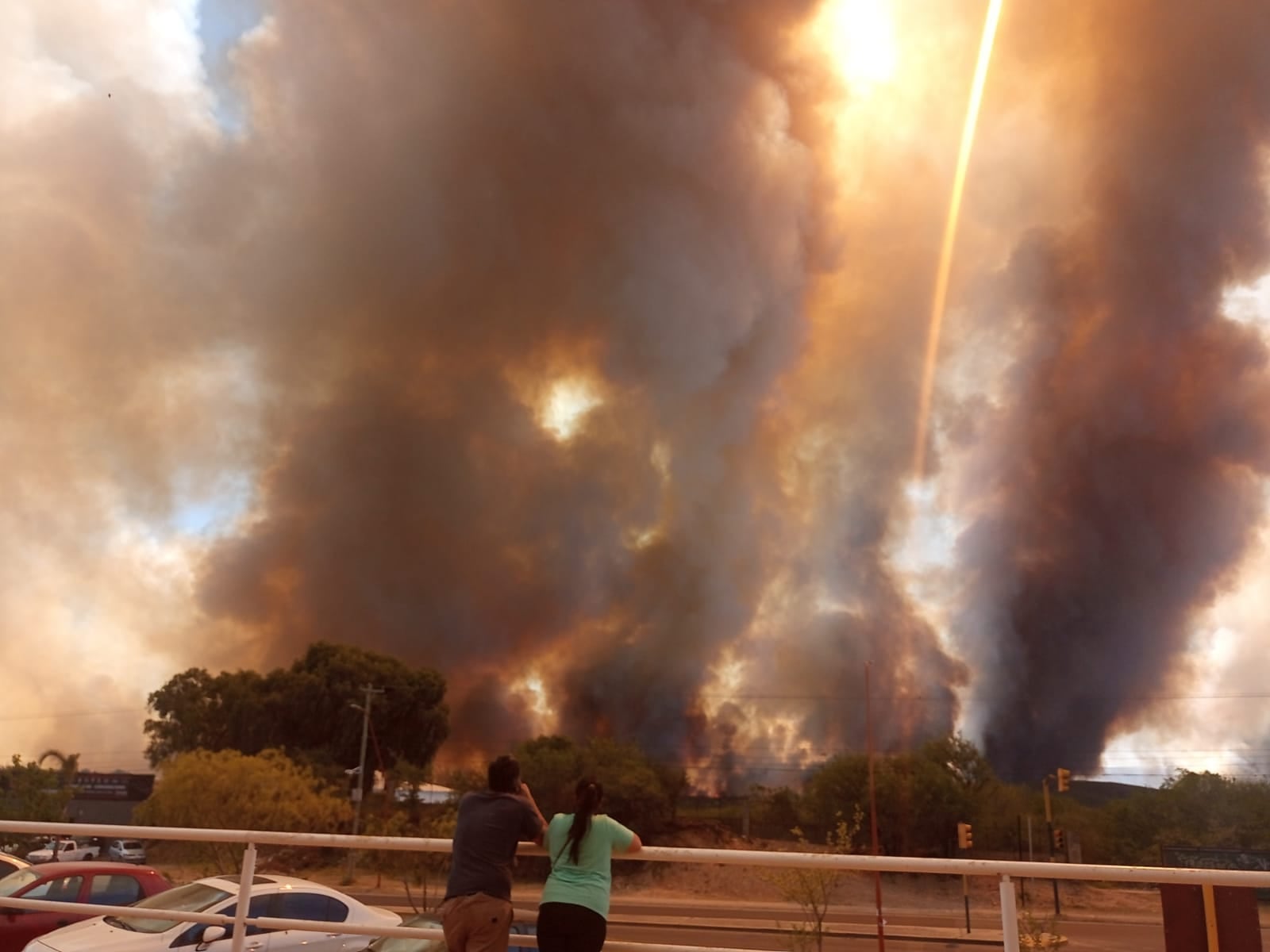 Incendio en Punilla.