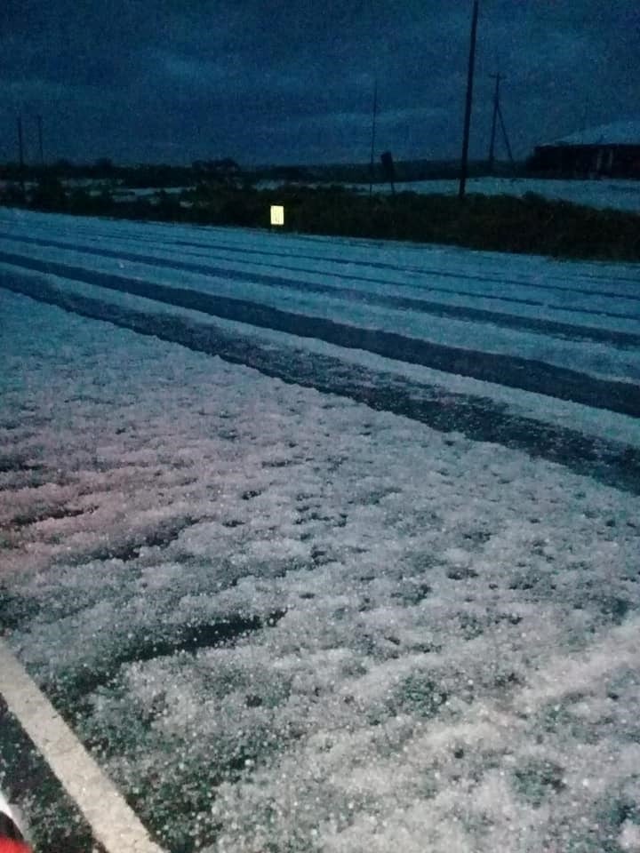 Tormenta de granizo en las Altas Cumbres