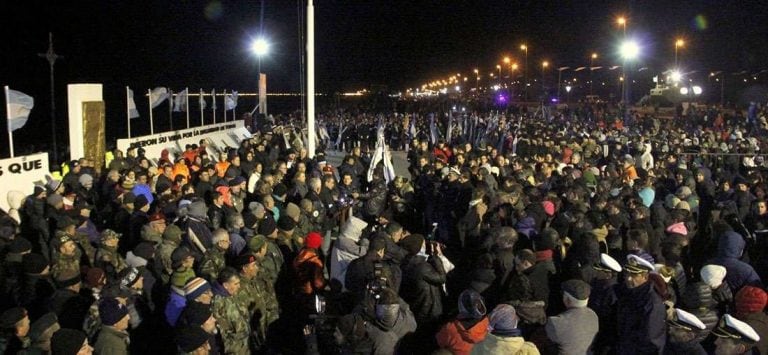 Monumento a los héroes de Malvinas en Río Grande.