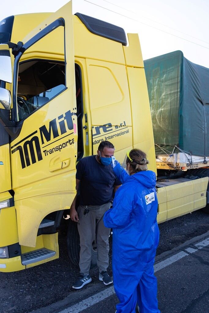 Protocolo para transportistas en General Alvaer