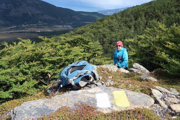 Señalización en los senderos de Tierra del Fuego