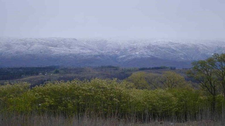 Nieve en las Altas cumbres