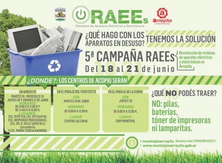 Campaña RAEEs Arroyito