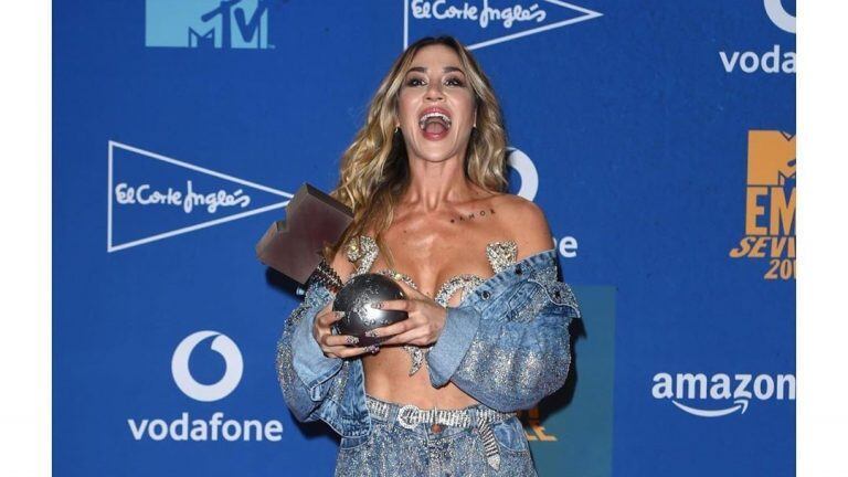 Jimena Barón ganó un premio MTV pero los nervios le jugaron una mala pasada  (Foto: Instagram/ @)