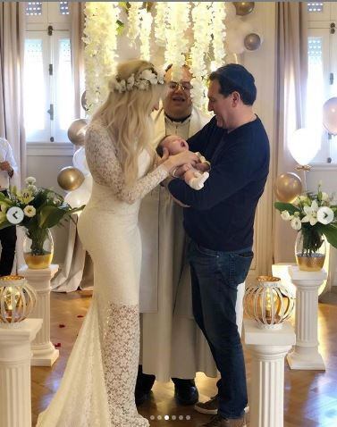 Vicky Xipolitakis renovó sus votos matrimoniales con Javier Naselli