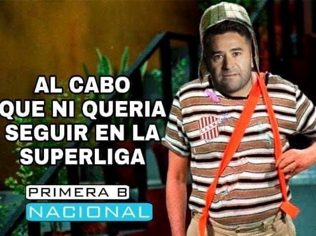 Memes por el descenso de San martín de Tucumán.