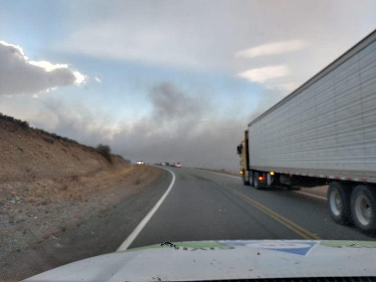 Incendio entre Tecka y Esquel