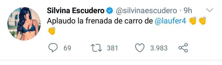 Opiniones de famosas sobre el cruce entre Nacha Guevara y Laurita Fernández (Twitter)