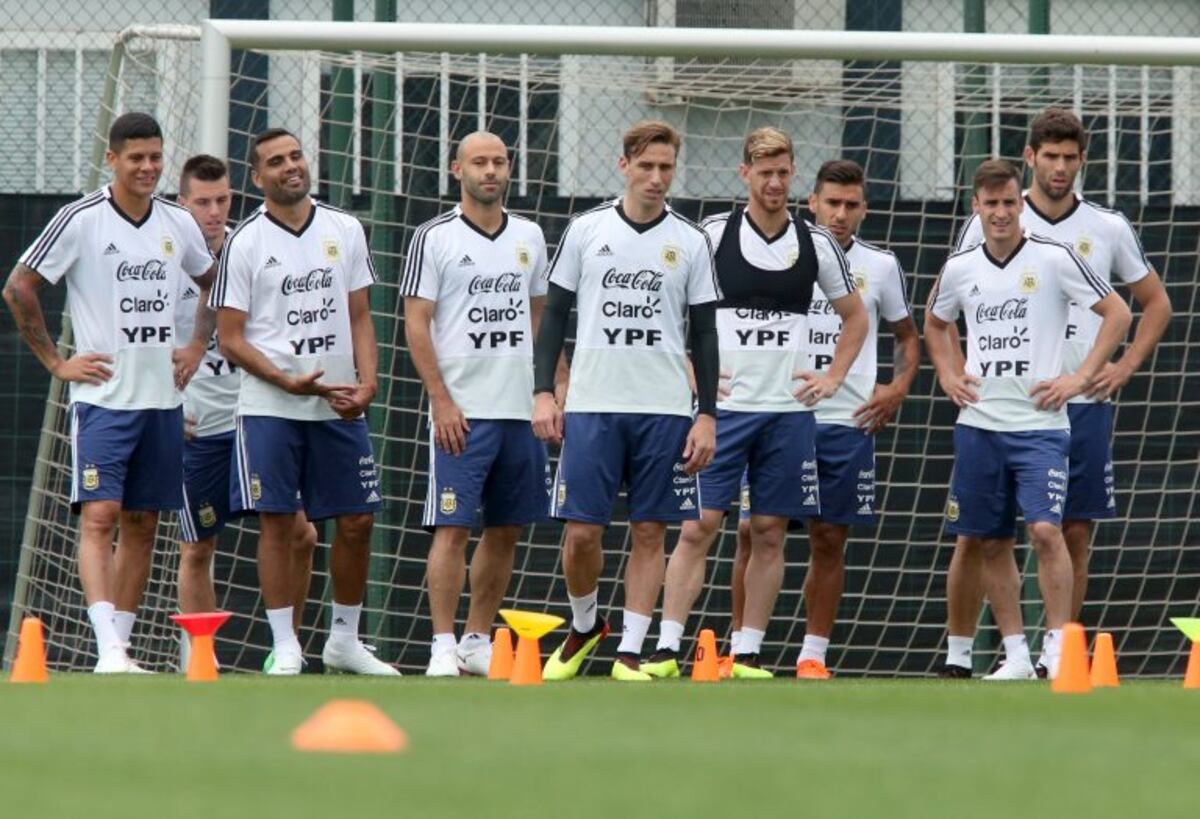 Pese a tener el día libre, Mascherano y Tagliafico se entrenaron en Barcelona
