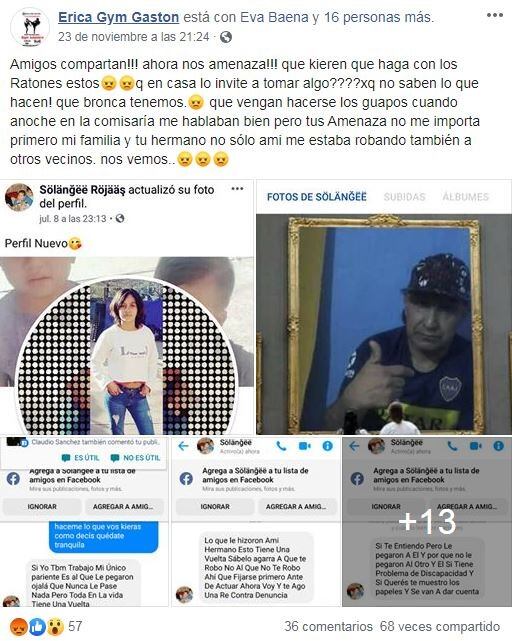 El hombre asaltado denunció que recibió amenazas tras el incidente. (Foto: Facebook/ Erica Gym Gaston).